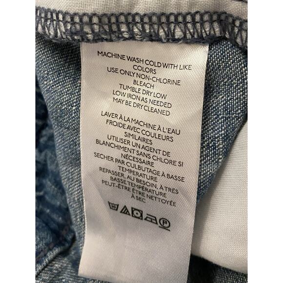 Free People We The Free Modern Love Pull On Jeans Blue Wave Combo Distressed - Picture 10 of 15